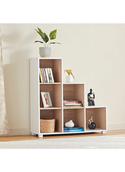 Alford Lyon 6-Cube Step Bookcase 105 x 109.5 x 35 cm