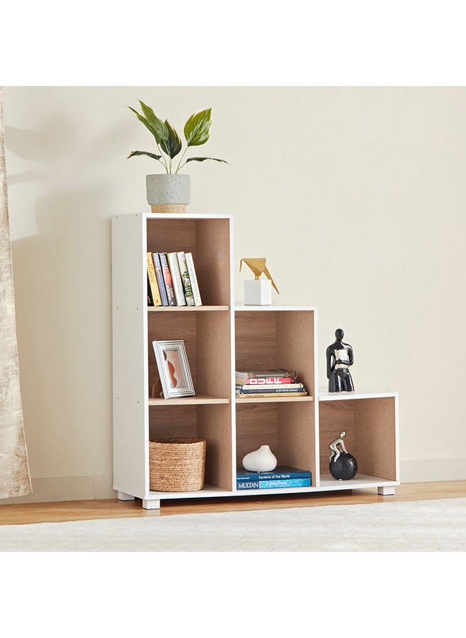Home Box - Alford Lyon 6-Cube Step Bookcase 105 x 109.5 x 35 cm - Image 1