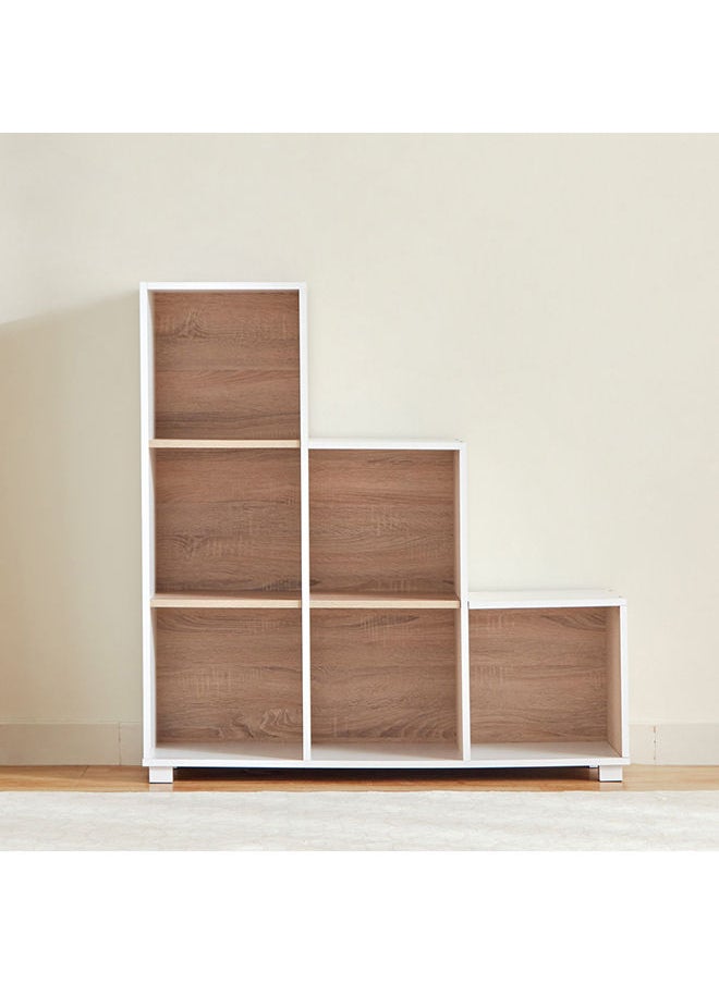 Home Box - Alford Lyon 6-Cube Step Bookcase 105 x 109.5 x 35 cm - Image 1
