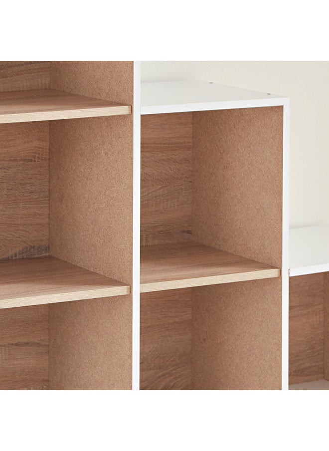 Home Box - Alford Lyon 6-Cube Step Bookcase 105 x 109.5 x 35 cm - Image 1