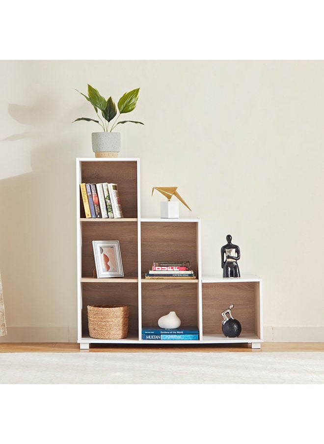 Home Box - Alford Lyon 6-Cube Step Bookcase 105 x 109.5 x 35 cm - Image 1