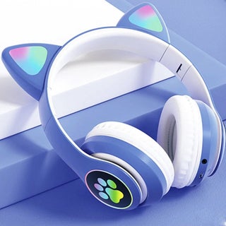 Karler Stn-28 Wireless Cat Headphones - Blue - pzsku/ZC5F01B774B65FD705B78Z/45/_/1740601537/1145a2ec-b30a-4deb-b520-5f8a0fd4190d