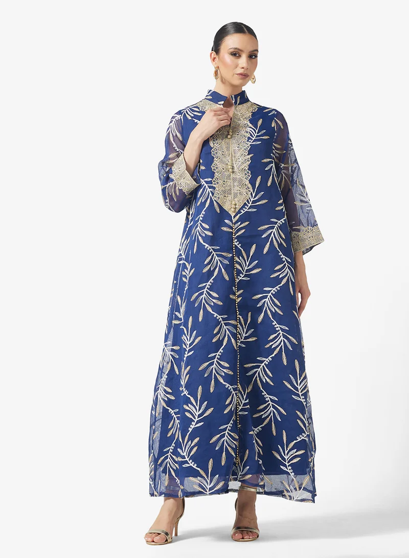 Khizana Embroidered Jalabiya
