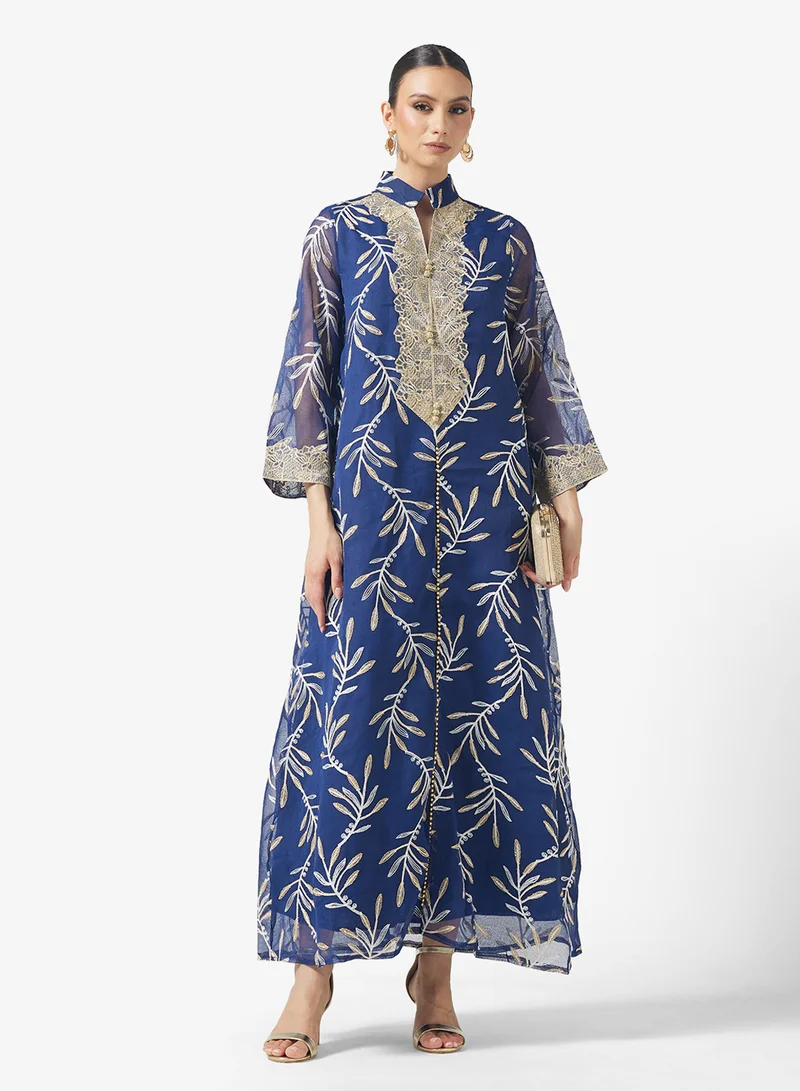 Khizana Embroidered Jalabiya