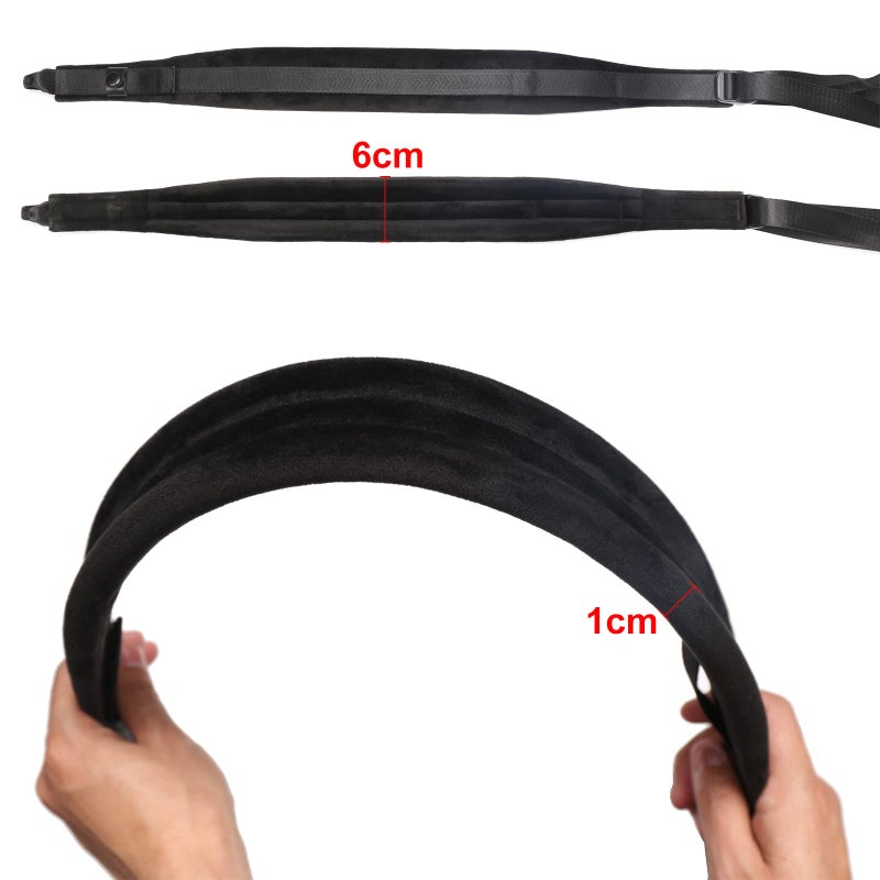 Rayzm Accordion Harness Straps, Adjustable Shoulder Belts Straps for Accordions, 6cm Wide * 1cm Thick Super-Soft Velvet for Comfort Playing - Image 5