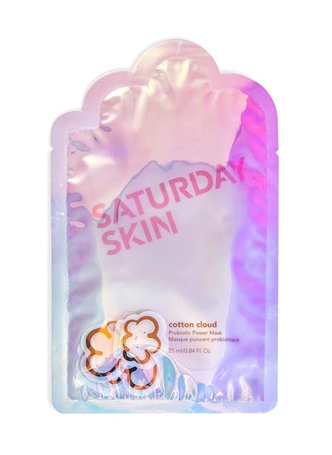 Saturday Skin Cotton Cloud Probiotic Power Face Mask Vit E Seabuckthorn Fruit Extract Omega Fatty Acids For Healthy Skin And Glow Self Home Care Facial Mask Sheet - pzsku/ZC5F04588D0E4D02D5309Z/45/_/1717903555/a20c56de-10f8-4a1a-a77b-79a68b0e8671