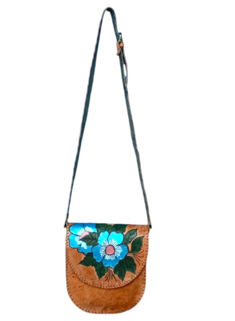 Sheer Fashionable Leather Crossbody Bag  - Image 2