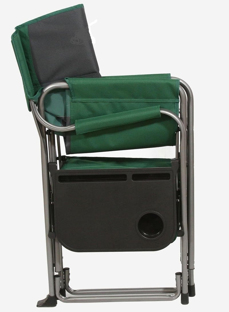 GO2CAMPS Premium Heavy-Duty Director Camping Chair with Foldable Side Table | Built-In Cup Holder Outdoor Chair for Camping, Hiking, Picnic, Fishing, Beach, Tailgating and Backyard Lounging and Events - Image 3