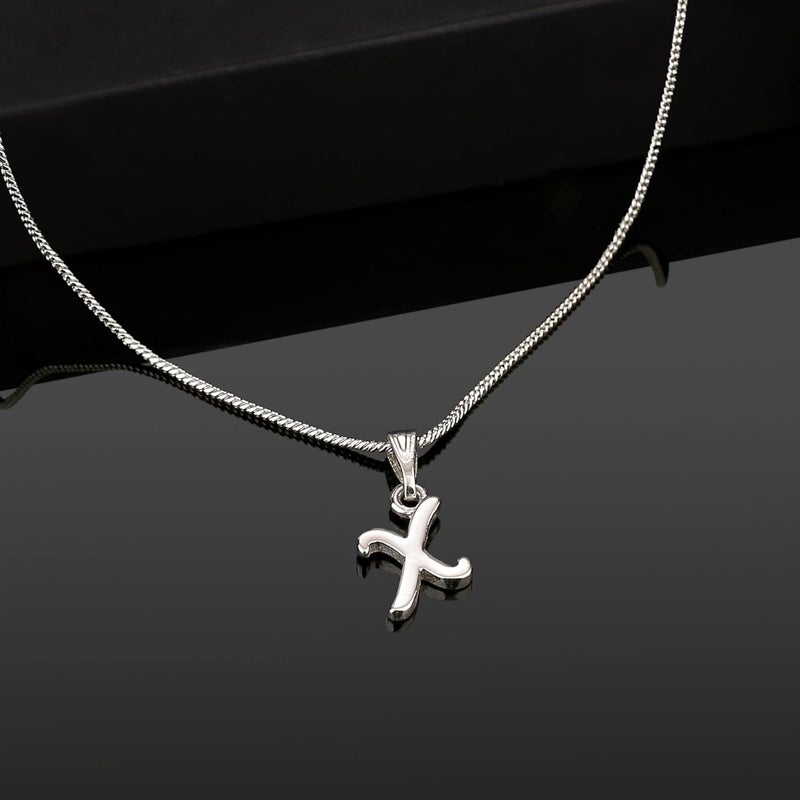 Estele Initial Letters Rhodium Plated Pendants/Charms for Girls & Womens - Image 2