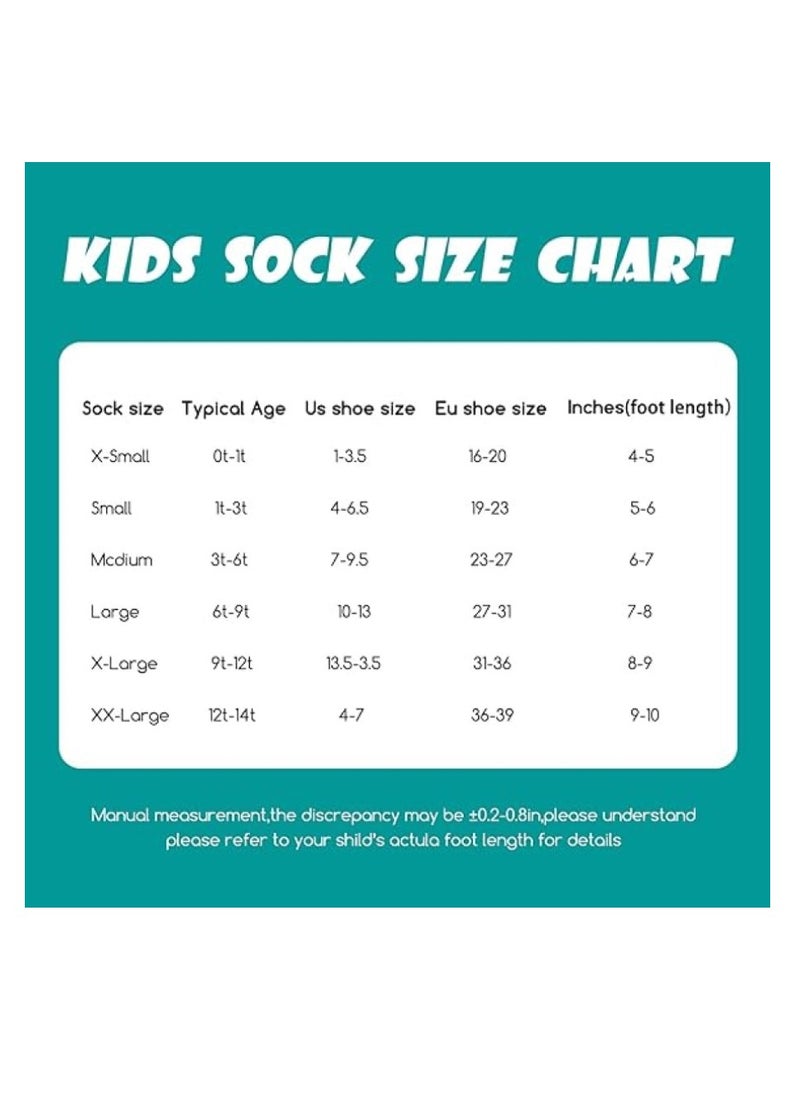 RATSAW - 5 Pairs of Boys' Cotton Athletic Crew Socks Set - Image 1