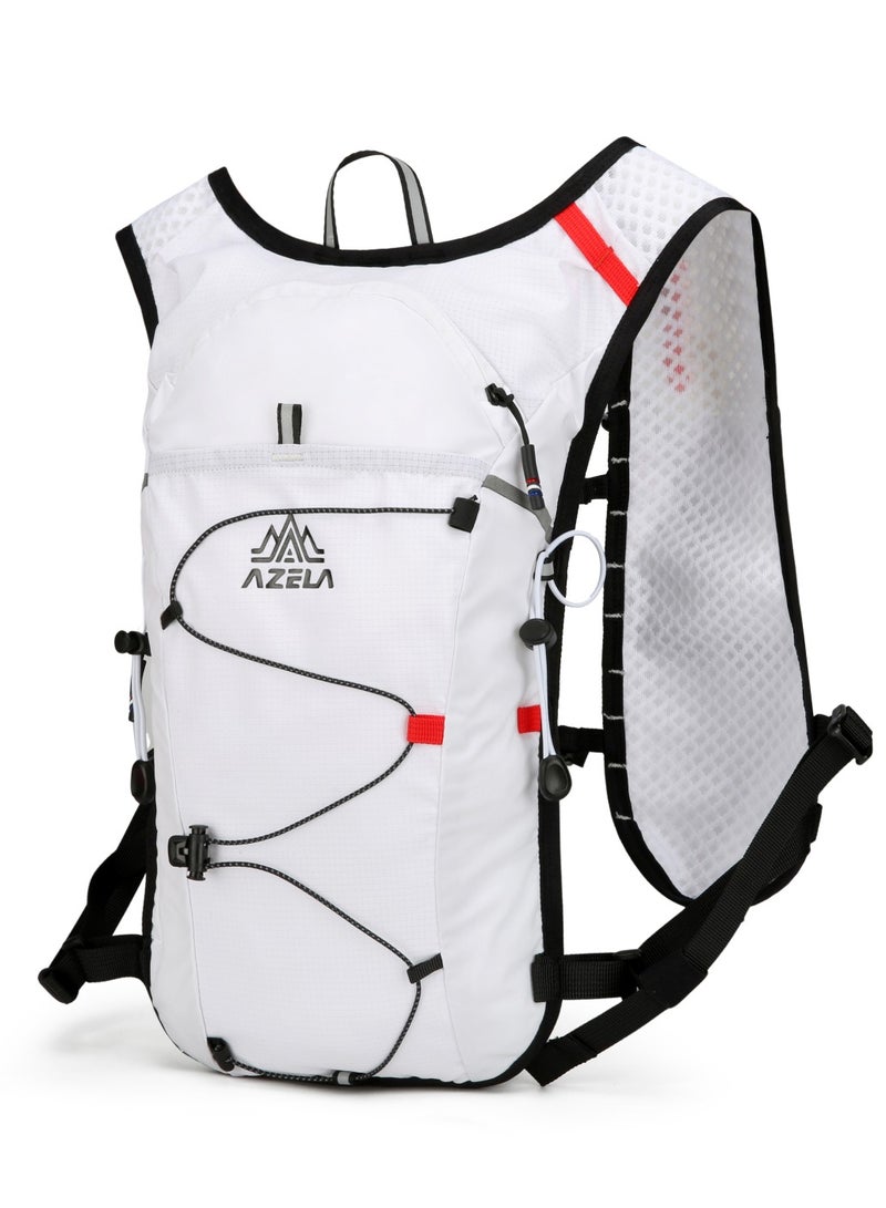 Azela Hydration Backpack with 1.5L Water Bladder - AZELA Lightweight Waterproof Hiking Bag for Running Cycling Travel, Unisex Sports Pack | Hydration Backpack, Hiking Backpack, Waterproof Backpack, Running Backpack, Cycling Backpack, Lightweight Backpack, Travel Backpack, Sports Bag, Hydration Pack, Daypack, Trekking Bag, Outdoor Backpack, Unisex Backpack, Breathable Backpack, Hydration Bladder, Water Bladder 2L, Hydration System, Running Waist Bag, Chest Bag, Backpack for Men, Travel Backpack for Men, Hiking Bag for Men, Sports Backpack, Bicycle Backpack, Durable Backpack, Small Backpack, Water Resistant Bag - Image 2