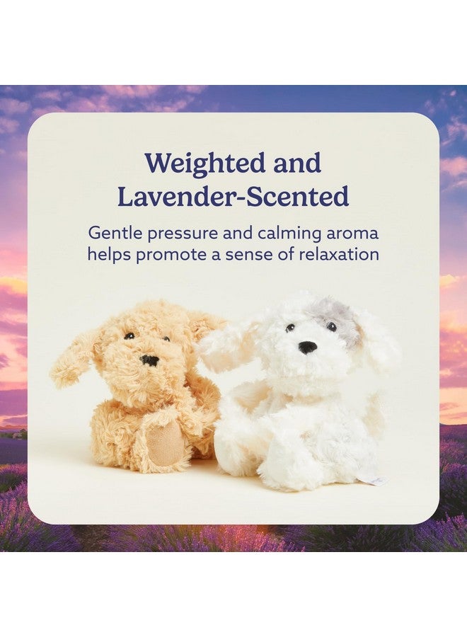 warmies Hugs Duo, Microwavable & Weighted Stuffed Animals, Puppy - Heated Stuffed Animal Plushie for Warmth & Comfort - Cute Soft Plush Toys for Adults & Children (Boys, Girls, Babies & Toddlers) - Image 3