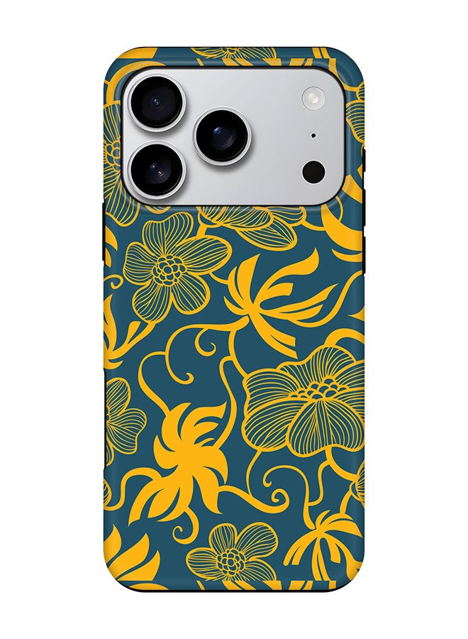 Stylizedd Tough Pro Magnetic Case for iPhone 17 Pro, Dual Layer hybrid PC + TPU Mobile Cover Matte - Euro Pattern