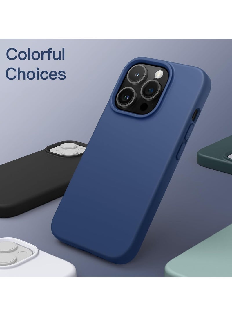 LEDIN Silicone Case for iPhone 14 Pro Max Silky Soft Touch Full Body Protective Phone Case Shockproof Cover with Microfiber Lining - Image 2