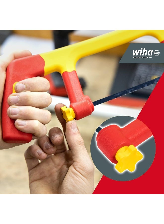 Wiha Sb 246 Injection Insulating Junior Hacksaw, Red And Yellow, (43125) - Image 3