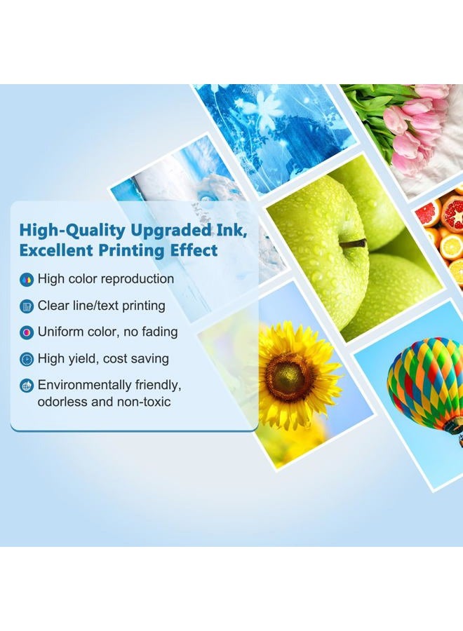 DEEIYUER 502 Ink Refill Bottles ET-2850 ET-3850 ET-15000 ET-4850 Replacement for Epson 502 Color Ink Compatible for Ecotank ET 2850 ET 3850 ET-4760 ET-2760 ET-3830 ET 15000 ET 4850 ET-3843 2750 4750 Printer - Image 5