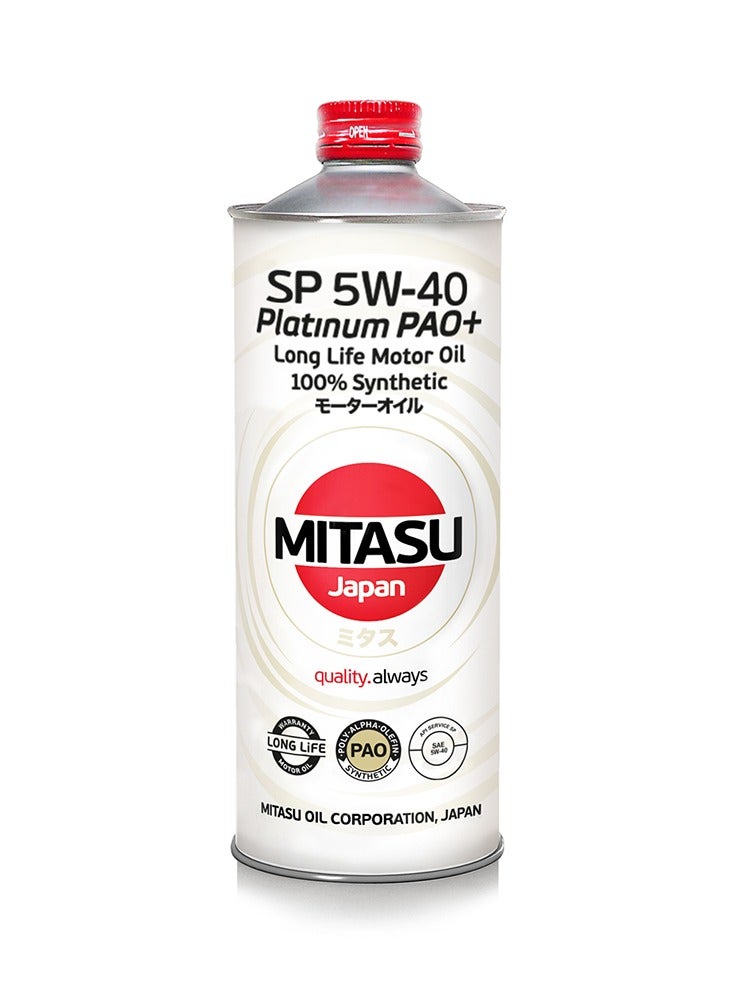 Mitasu platinum pao sp-5w-40