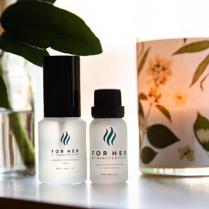 RawChemistry For Her A Pheromone Infused Perfume Gift Set - Elegance, Extra Strength Pheromone Infused Formula 1 Fl. Oz - Image 2