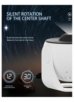 Generic Galaxy Projector, Mini LED Projection Lamp Star Night, Globe Galaxy Projection Lamp Star Projector Night Light for Bedroom Black and White Style  - Image 4