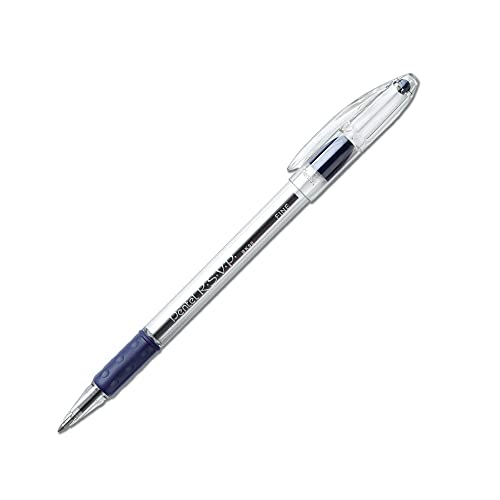 Pentel R.S.V.P. Ballpoint Stick Pen, Blue Ink, Fine Point, Dozen, DZ - PENBK90C - Image 1
