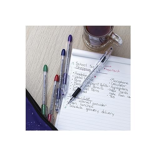 Pentel R.S.V.P. Ballpoint Stick Pen, Blue Ink, Fine Point, Dozen, DZ - PENBK90C - Image 5