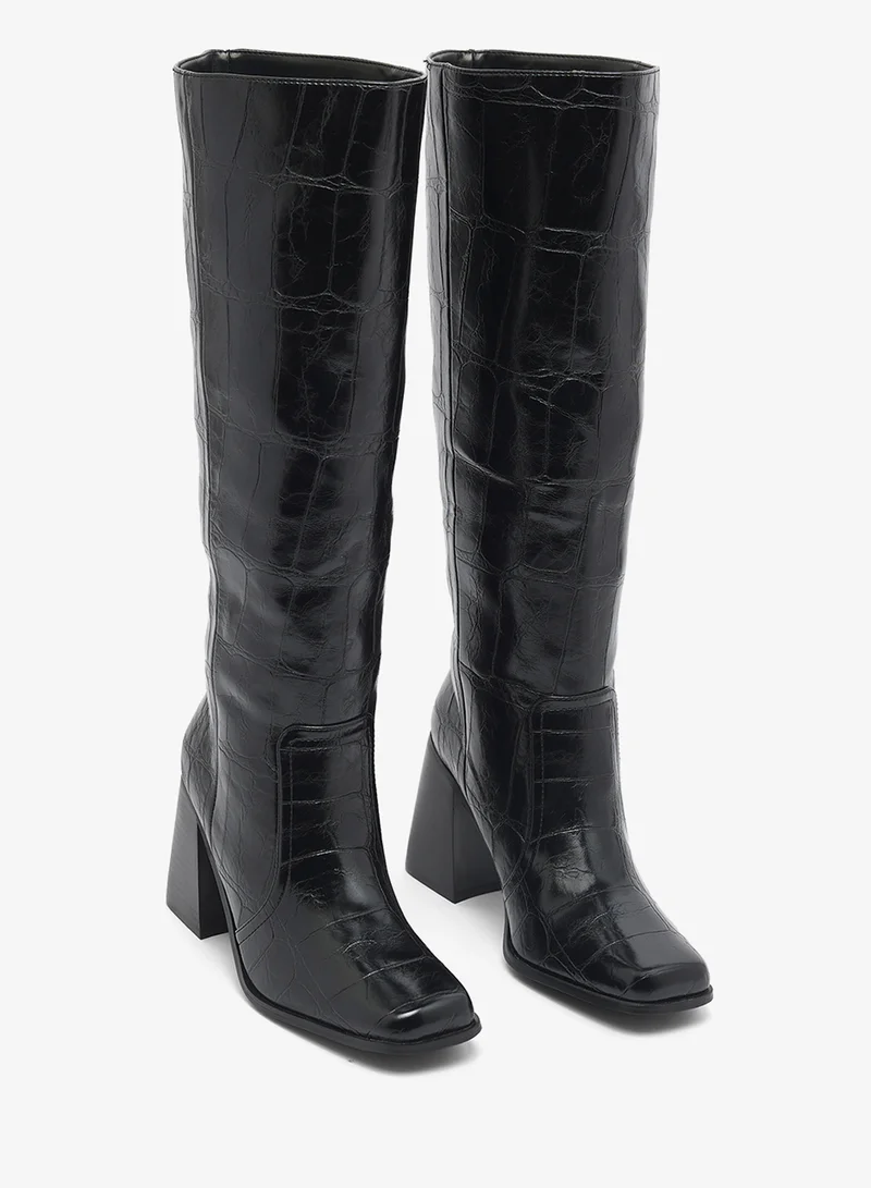 RAID Croc high Knee Boots