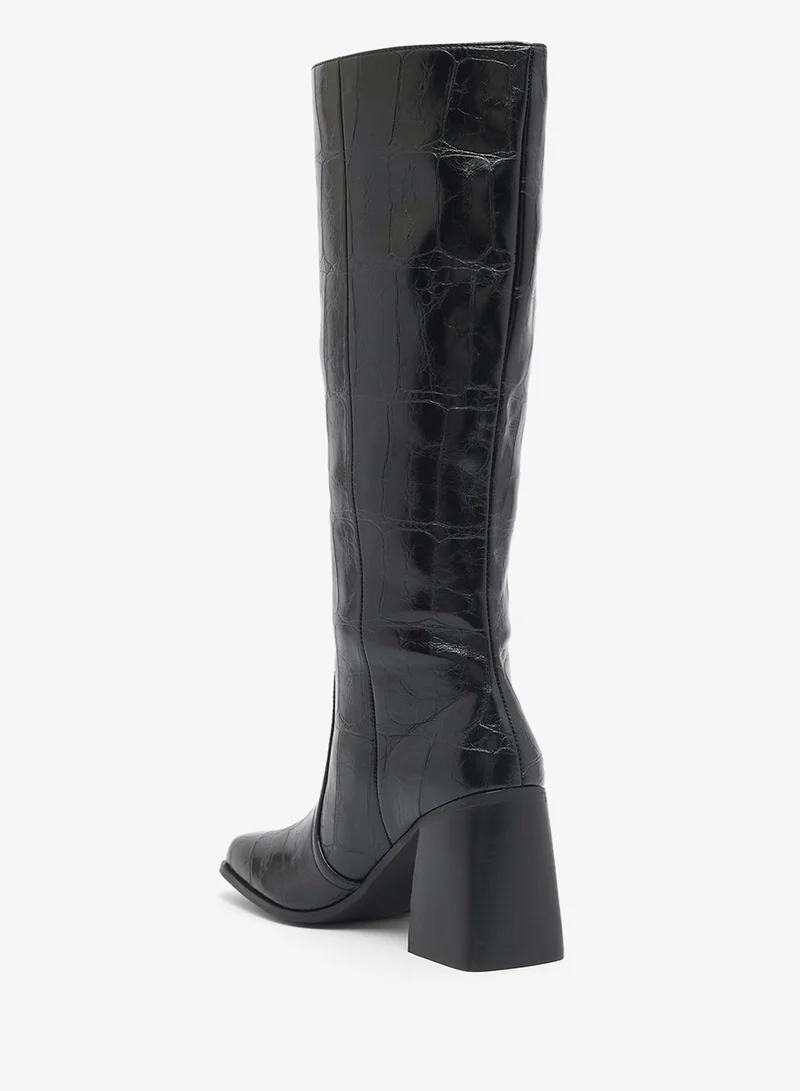 RAID Croc high Knee Boots