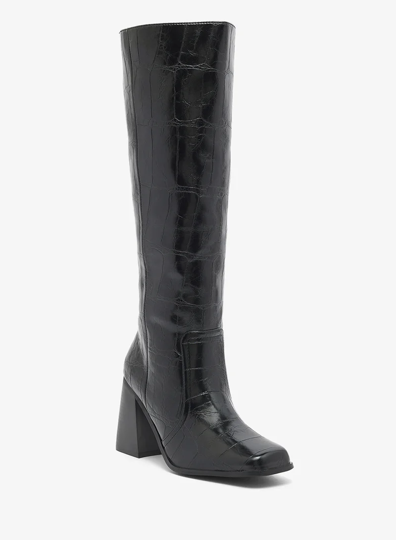 RAID Croc high Knee Boots