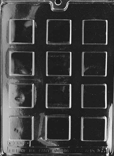 Life of the Party Life of the Party AO065 Square Mint Chocolate Candy Mold 