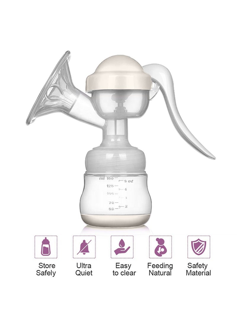 Sunveno Manual Breast Pump - White - Image 4