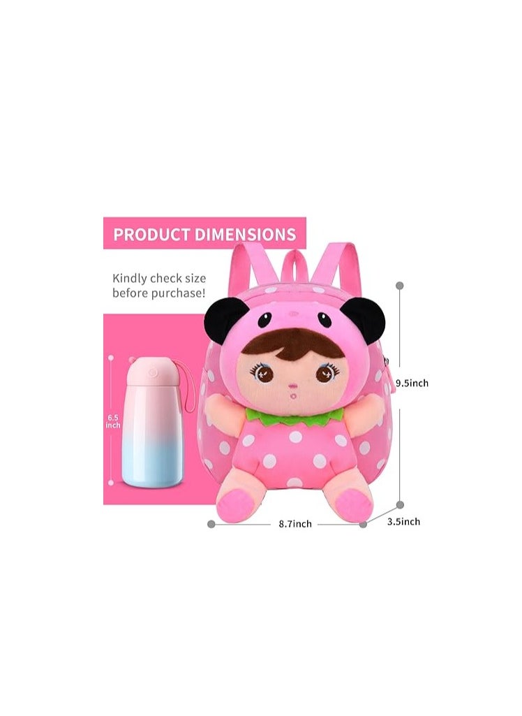 ORiTi - Toddler Backpack Plush Doll Toy Snack Travel Bag Preschool Shoulder Bag Gift for Kid - Image 1