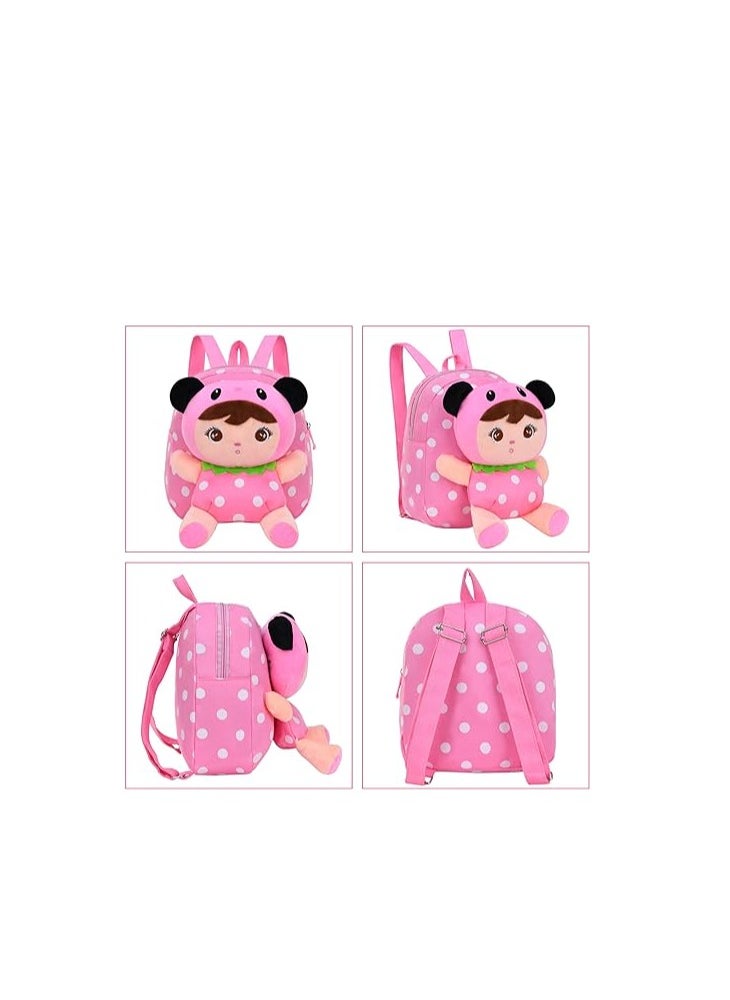ORiTi - Toddler Backpack Plush Doll Toy Snack Travel Bag Preschool Shoulder Bag Gift for Kid - Image 1