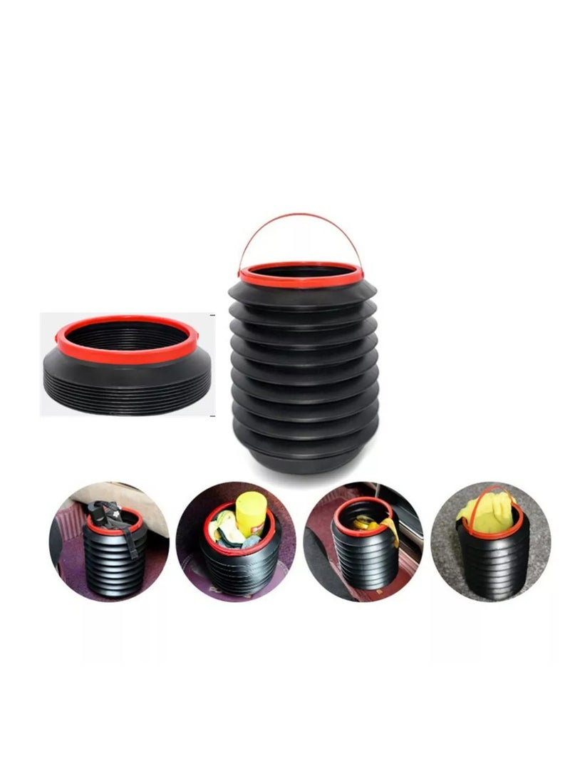 Car Retractable Folding Trash Cans Water Storage Buckets Outdoor Fishing Buckets