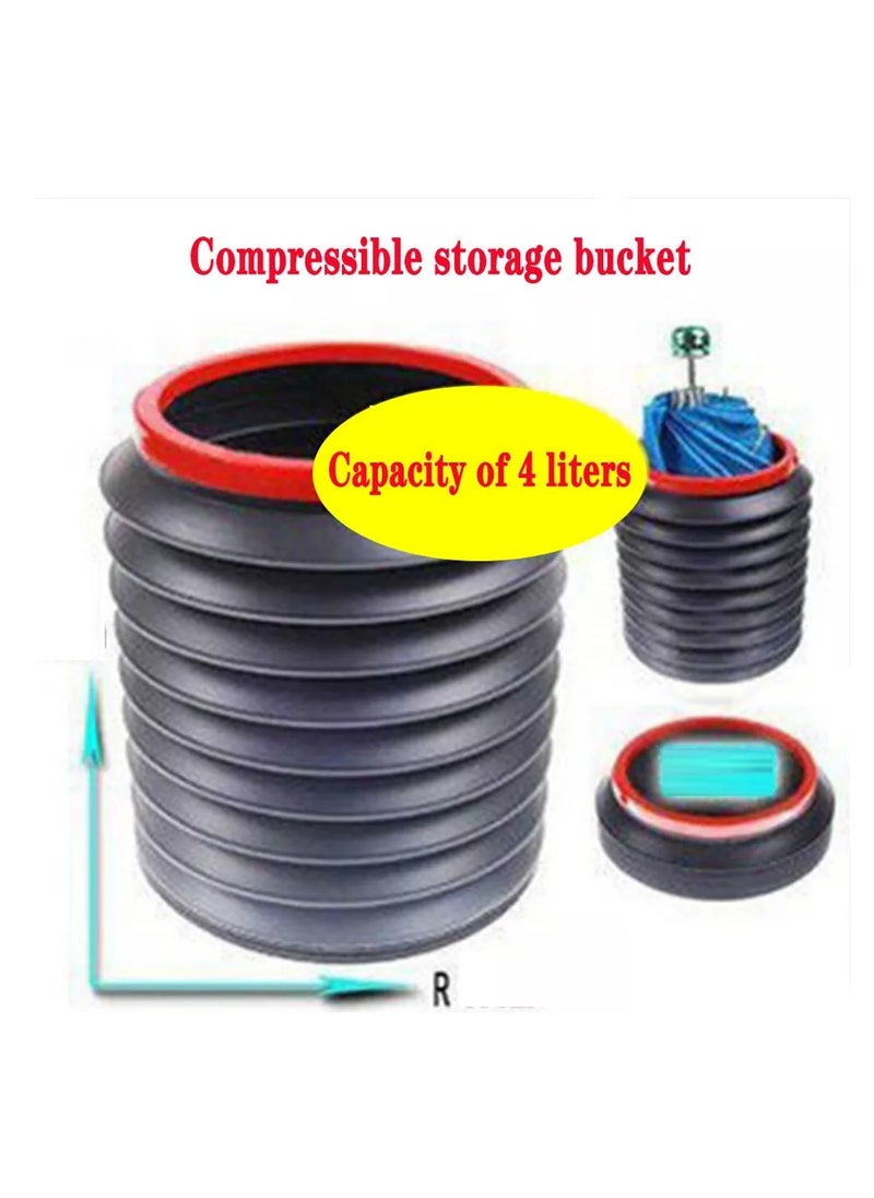 Car Retractable Folding Trash Cans Water Storage Buckets Outdoor Fishing Buckets