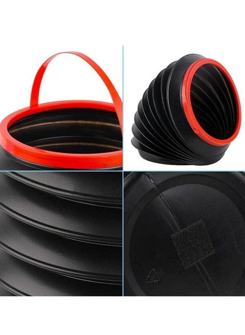 Car Retractable Folding Trash Cans Water Storage Buckets Outdoor Fishing Buckets