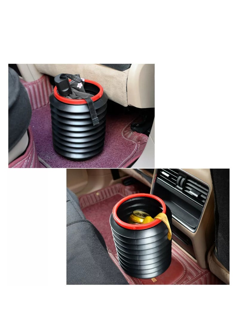 Car Retractable Folding Trash Cans Water Storage Buckets Outdoor Fishing Buckets