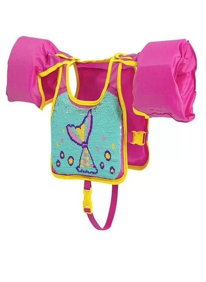 Bestway - Swim Safe Flip Reveal Sequin Swim Pal Pink - 32257