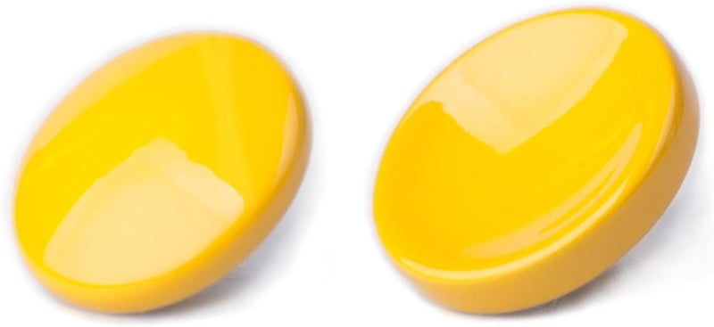 VKO Yellow Metal Soft Shutter Release Button,Delicate Camera Shutter Button 11mm Concave 10mm Convex Surface(2 Pack) - Image 1