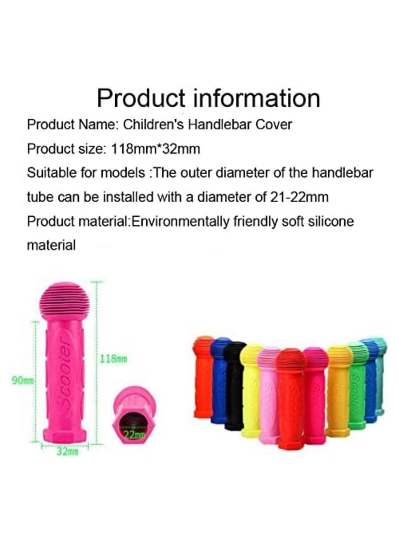 Generic Tear-Resistant Kids Bike  Scooter Handlebar Grips - for Boys  Girls, Balance Bike  Scooter Replacement  - Image 3