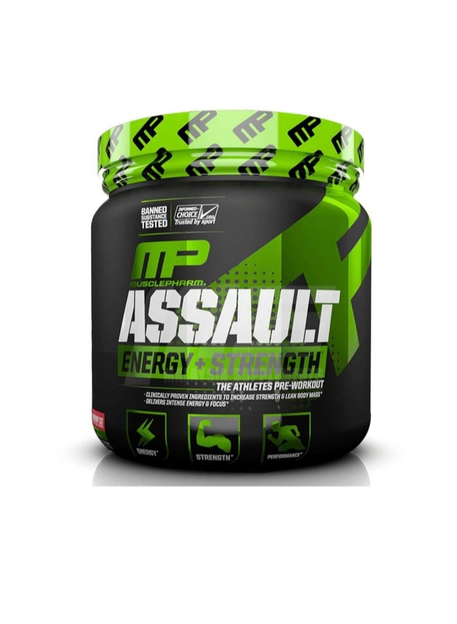 MusclePharm Assault Pre-Workout System Fruit Punch Flavor 30 Servings 0.76 Pound - Image 1