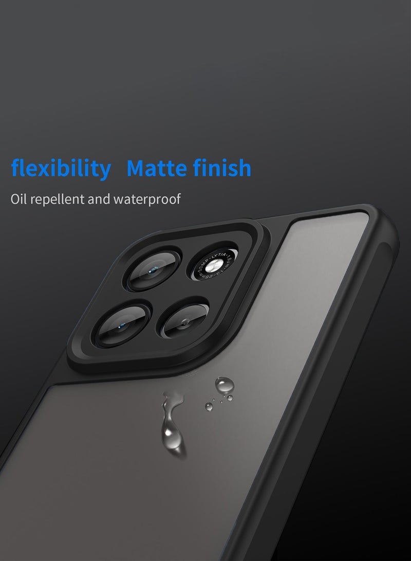 Wtech Motorola Moto G86 5G 2025 Hybrid TPU Silicone with Raised Camera Slim Armour Case Cover (MCAPSA) - Clear/Black - Image 4