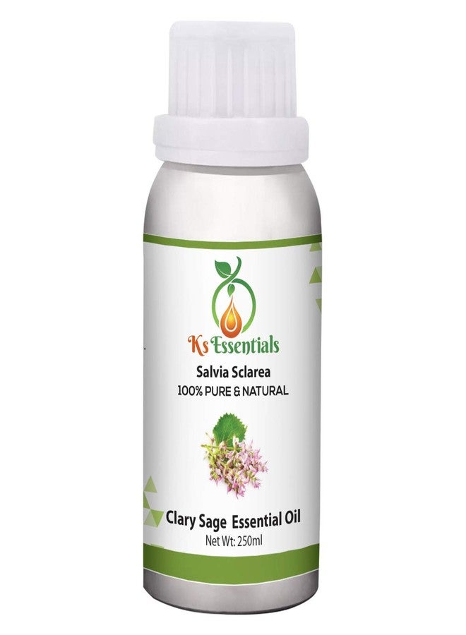 Ks Essentials زيت المريمية العطرية النقي 100% من كي إس إسينشالز (سالفيا سكلاريا) نقي وطبيعي 250 مل - Image 2