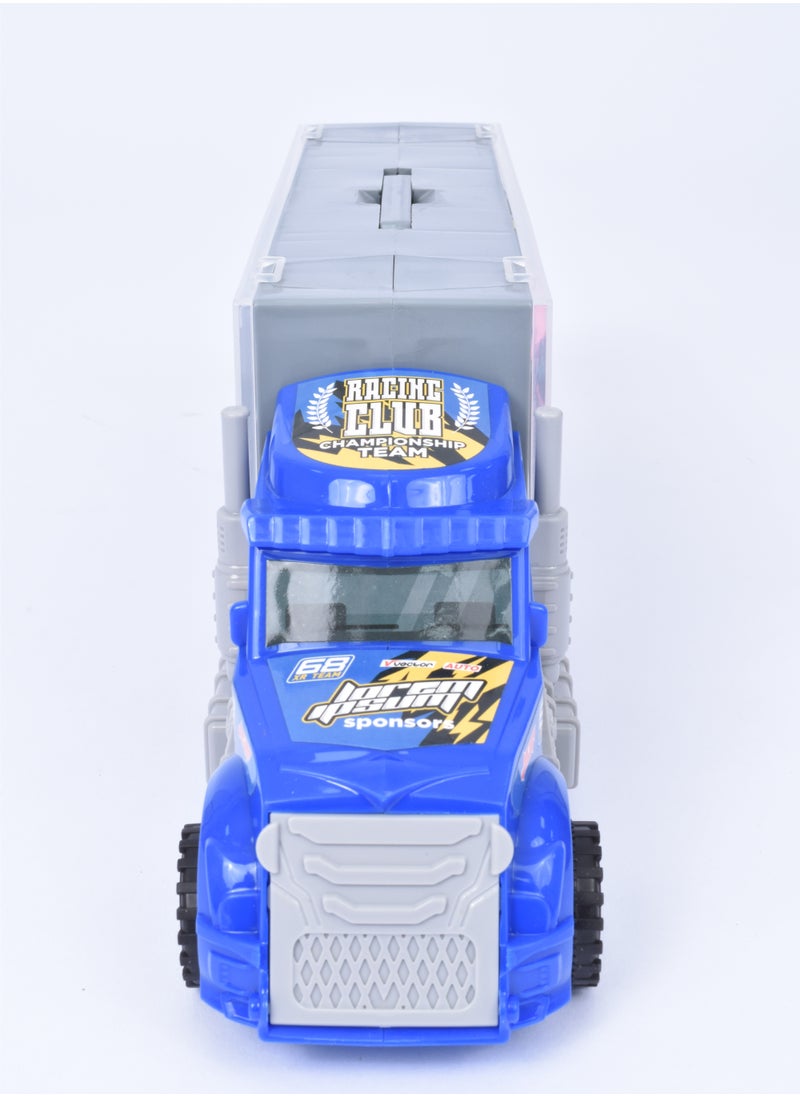 FUN MOMENT - Car Transporter Truck 3 Mini Cars and Truck - Image 1