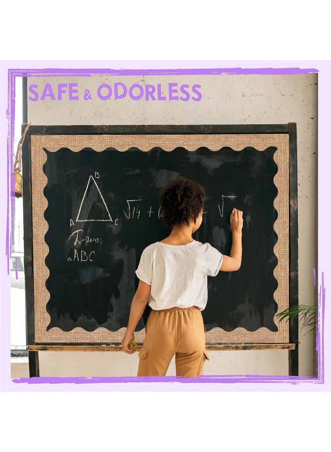 ERKE 60 Feet Bulletin Board Borders, Scalloped Rolled Border Trim Decoration Bulletin Boards, Walls, Desks, Windows, Doors for School, Classroom & Offices - Image 3