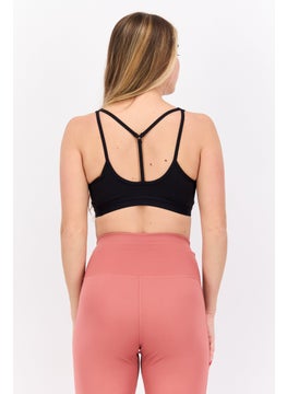 Adidas Women Padded Sports Bra, Black  - Image 3