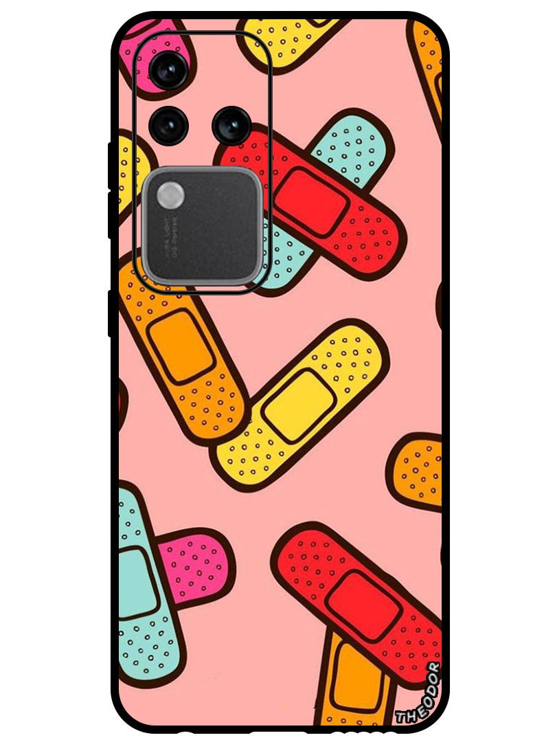 Theodor Protective Case Anti Scratch Shock Proof Bumper Cover For Vivo S18 Pro Patches - Image 1