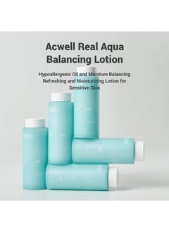 ACWELL Real Aqua Balancing Hydrating And Soothing Face Lotion 4.7 Fl.Oz. Sebum Control And Ph Balancing For Oily And Sensitive Skin Calms Acne And Blemishes  - Image 3