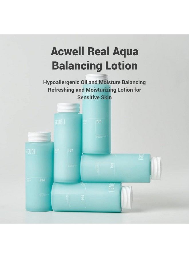 ACWELL Real Aqua Balancing Hydrating And Soothing Face Lotion 4.7 Fl.Oz. Sebum Control And Ph Balancing For Oily And Sensitive Skin Calms Acne And Blemishes - Image 3