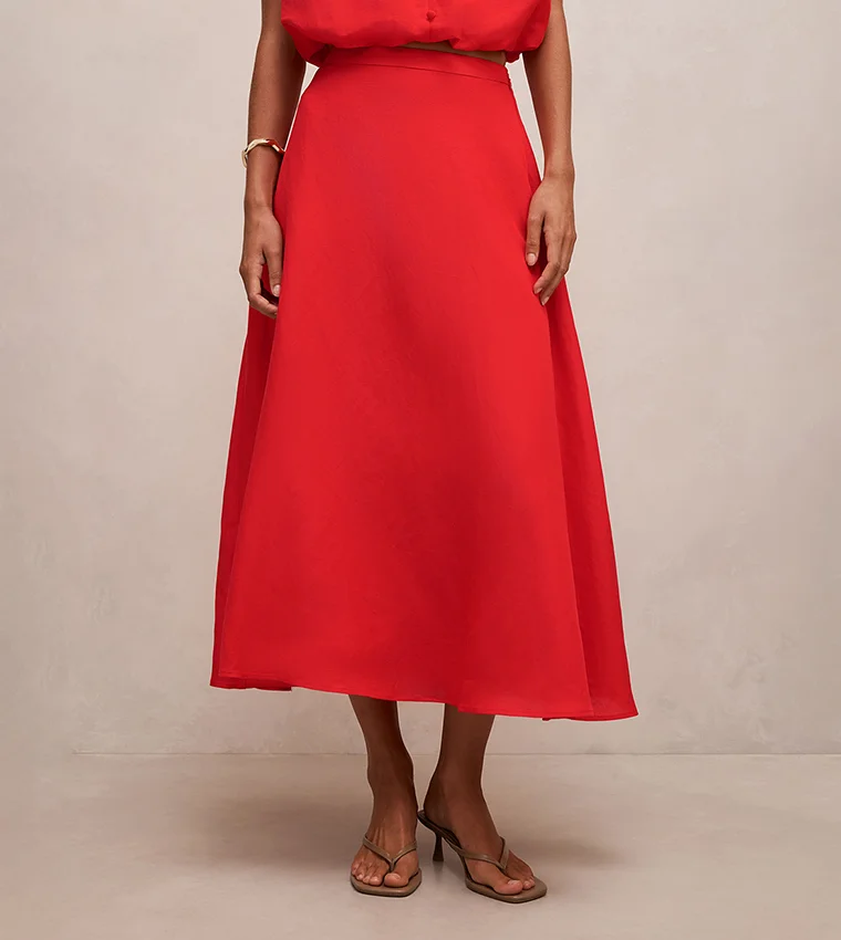 فورايفر نيو Neve Circle Midi Skirt