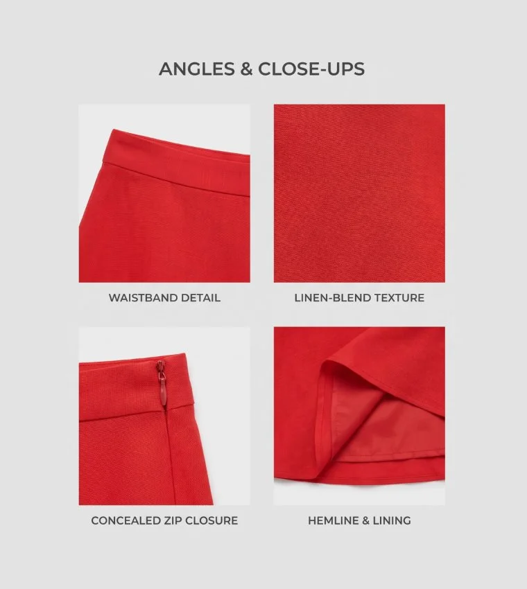 فورايفر نيو Neve Circle Midi Skirt